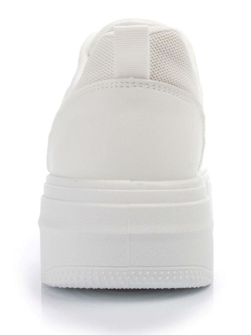 05-6180-36 WHITE Кроссовки женские (искусственные материалы) - No name фото 10