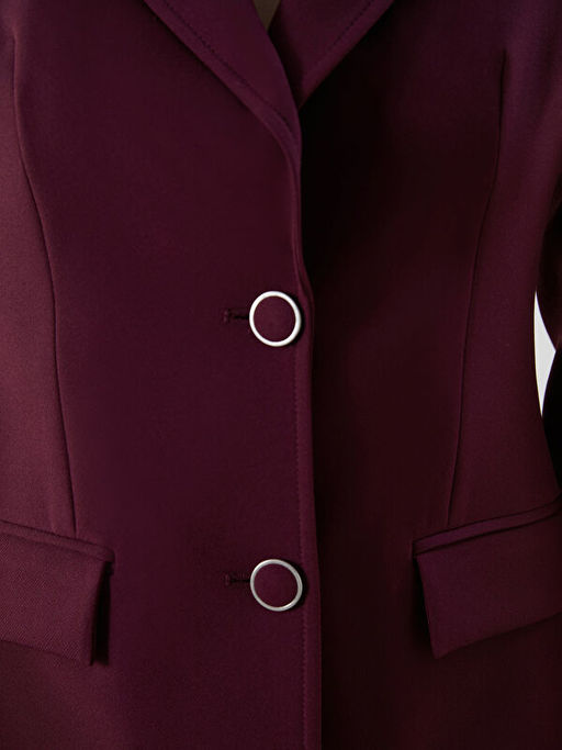 Krep Kad?n Blazer Ceket