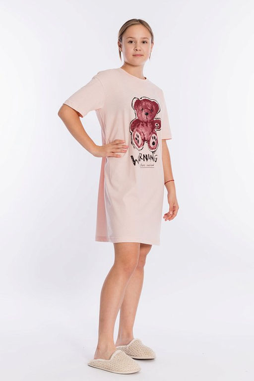 Сорочка М223082Па Розовый - Елена фото 3