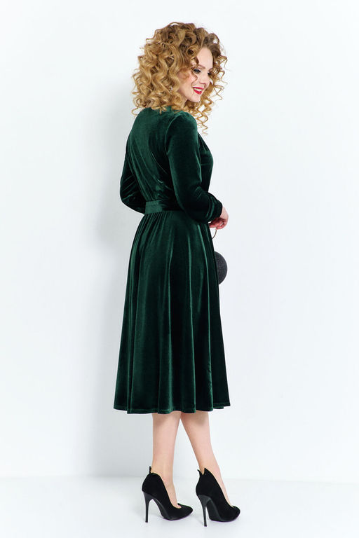 Платье Euro Moda 492 зеленый