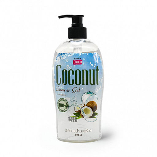 Banna Shower Gel Coconut, 500ml - Гель для душа Кокос