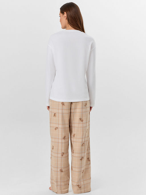 Комплект женский домашний с надписью Petite teddy - Mark formelle фото 3