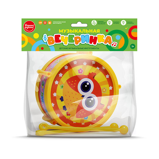 Барабан "Животные" в пакете