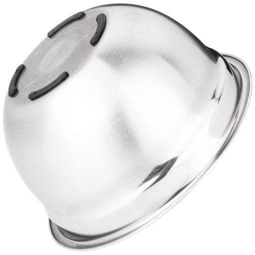 МИСКА AGNESS ГЛУБОКАЯ, НЕРЖ СТАЛЬ, ПРОТИВОСКОЛЬЗЯЩЕЕ ДНО, 18 СМ 1 Л  фото 3