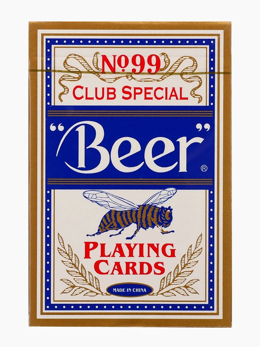 Цена за 2 шт. Карты игральные 54 шт. Beer, размер 5.7×8.7 см, синяя рубашка