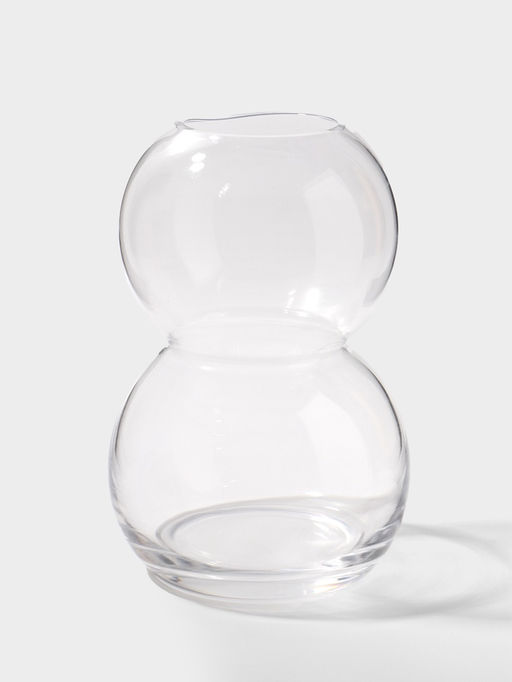 Ваза стекло настольная "Мэрит" 21,5х12 см, прозрачный