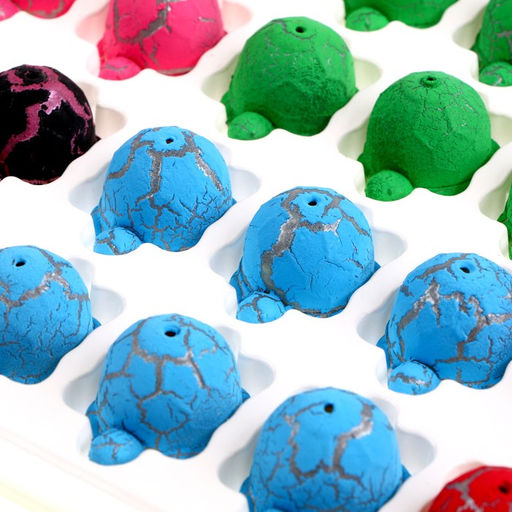 Цена за 36 шт. Растущие игрушки Funny toys «Черепашки», мрамор, МИКС