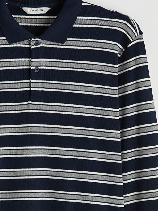 Polo Yaka ?izgili Erkek Ti??rt