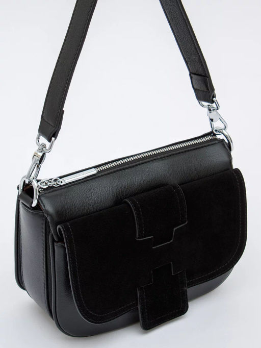 Сумка 1114CF black Polina&Eiterou