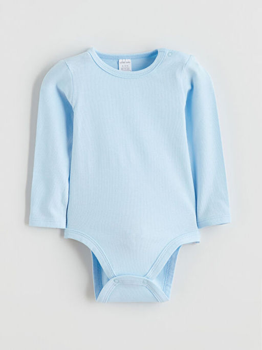 Bisiklet Yaka Erkek Bebek ??t??tl? Bodysuit 2li