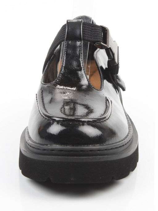 06-DLG06-2 BLACK Туфли женские (натуральная кожа)