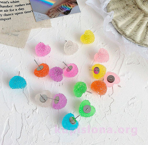 Серьги Sugar hearts - Купи слона фото 2