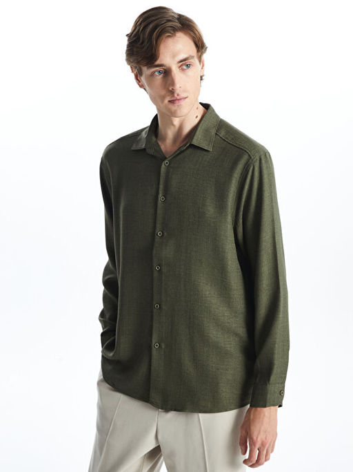 Regular Fit Uzun Kollu Erkek G?mlek