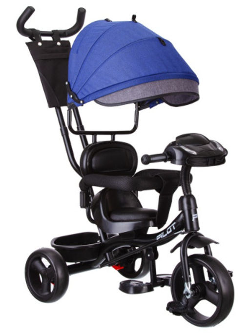 Велосипед трехколесный Pilot с ручкой управления