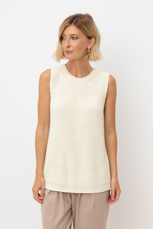 ЕВ 30206/молочный блуза-топ жен