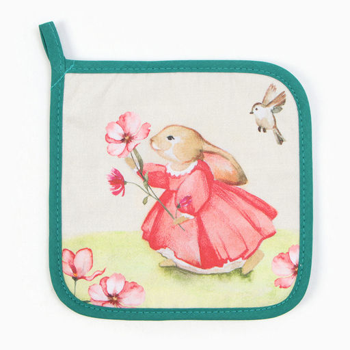 Прихватка Этель Кролик 19х19 саржа,100% х/л,ватин 250г/м2  фото 2