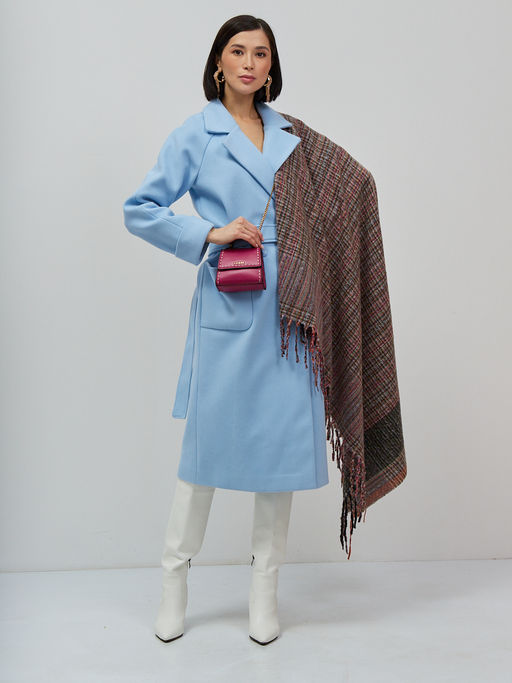 Большой  платок в стиле арт-деко в составе шерсть - Tantino фото 3