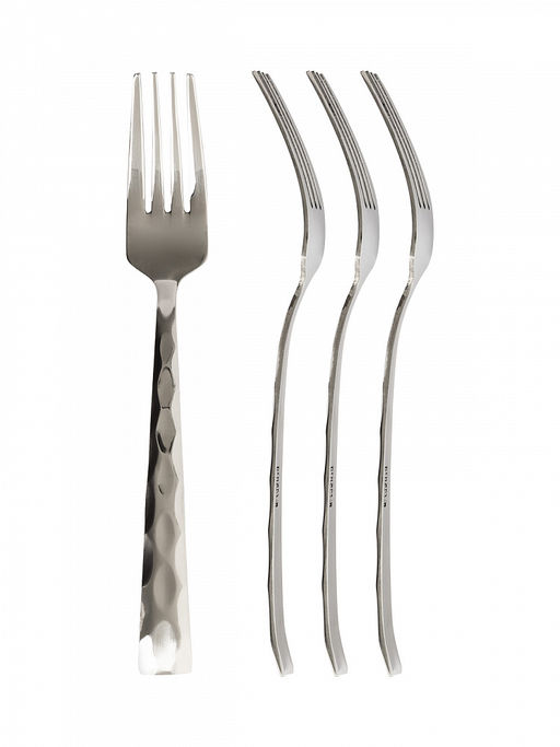 Набор столовых приборов 16 шт. серебро нержавеющая сталь - Lucky фото 6