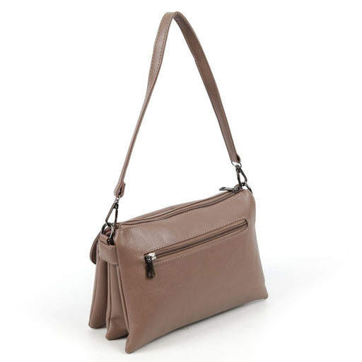 Женская сумка через плечо из эко кожи с пятью отделениями 23/30 Хаки - Cidirro фото 3