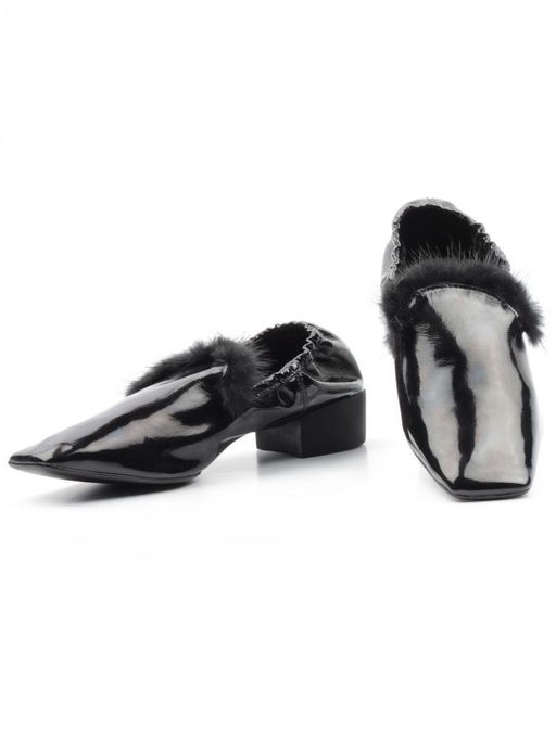 03-N18120S-2 BLACK Туфли женские (натуральная кожа) - Фабричный китай фото 11