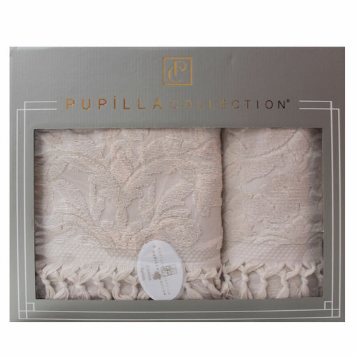 Набор полотенец Pupilla ELIZ хлопок (2 шт) (50*90,70*140) бежевый