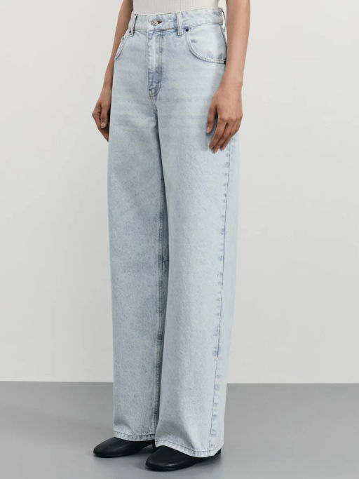 Джинсы wide leg с высокой посадкой / Zarina фото 3