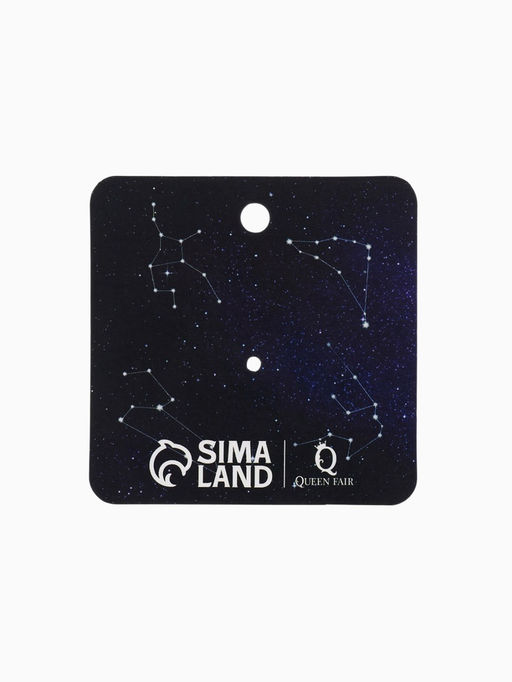 Значок Кит и малышка, цветной в золоте