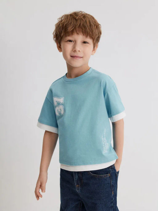 ACOOLA / Футболка детская для мальчиков Ansonia голубой  фото 7