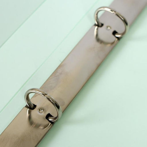 Папка на 4 кольцах А4, Calligrata, 25 мм, 700 мкм, внутренний карман, карман на корешок, салатовая  фото 3