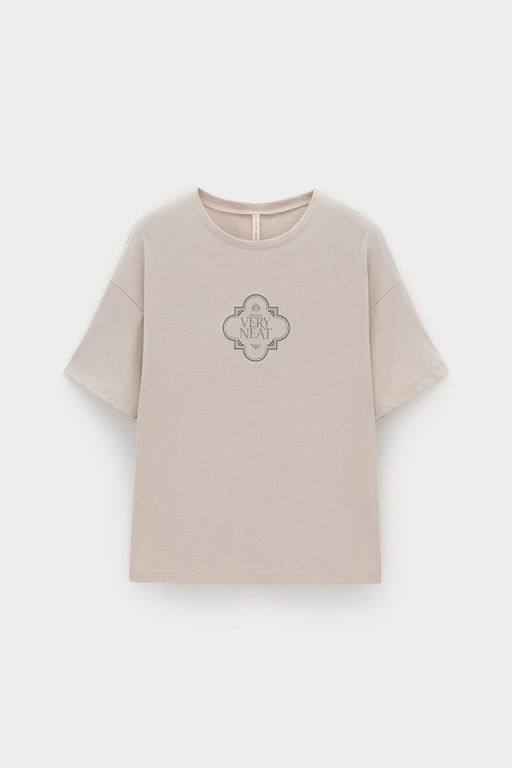 Е 20196/кремовый,узор пижама жен - Very neat фото 2