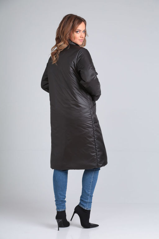 Пальто Modema 1039/1 черный  фото 4