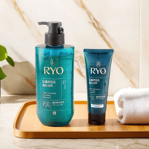 Ryo Deep Cleansing & Cooling Shampoo Set 480+112ml - Набор шампуней для глубокого очищения с эффектом охлаждения