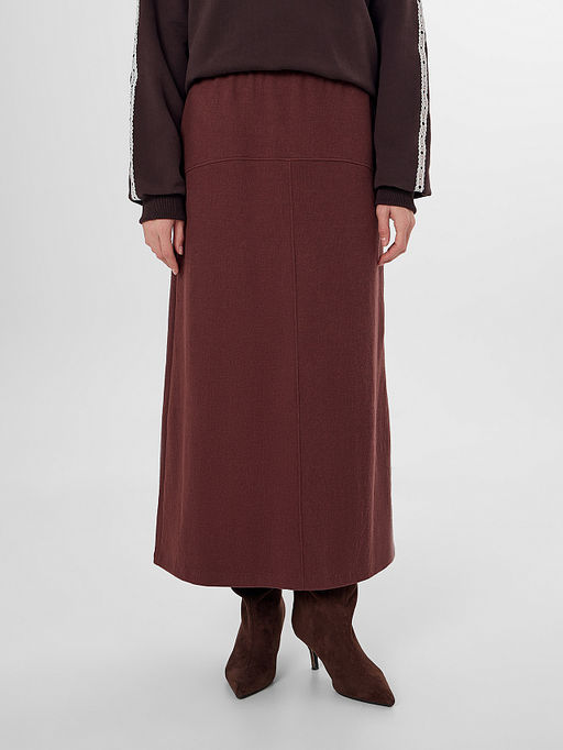 Юбка женская бордовая - Mark formelle фото 3