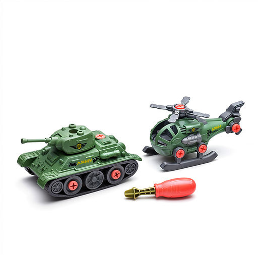 Конструктор "Армия" с отвёрткой, в коробке