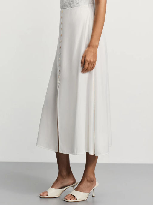 Юбка миди на декоративных пуговицах / Zarina  фото 4