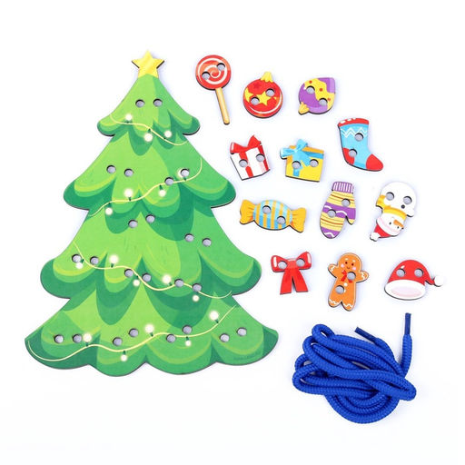 Шнуровка «Новый год! Нарядная ёлочка»