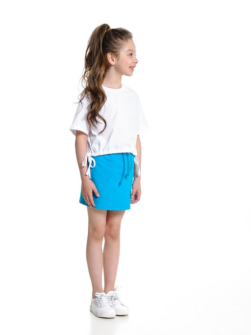 Футболка для девочки UD 7519 белый - Mini maxi фото 20