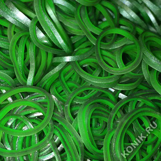 Резиночки для плетения браслетов Rainbow Loom, коллекция Средневековье лайм