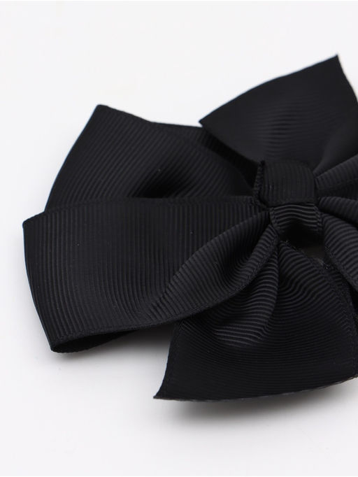 Бант для волос на заколке чёрный, Принцессы