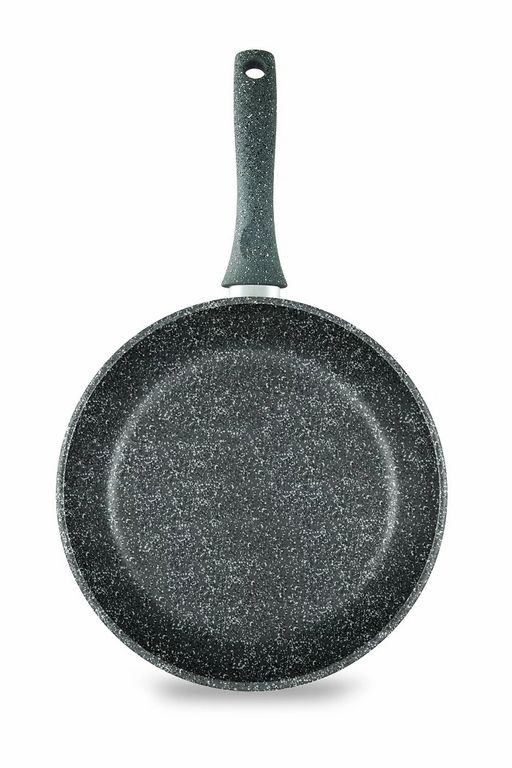 Сковорода Карелия Природные минералы несъемная ручка, 24 см - Нева металл посуда фото 3