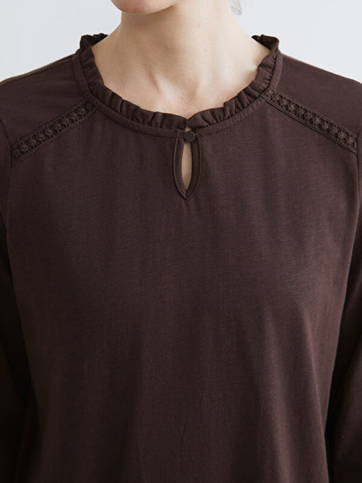 F?rf?rl? Bisiklet Yaka Bluz