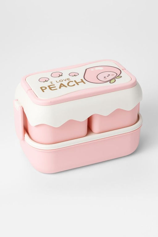 Ланчбокс I love Peach, pink