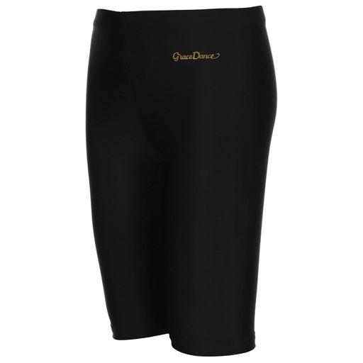Велосипедки гимнастические Grace Dance, лайкра, р. 30, цвет чёрный  фото 9