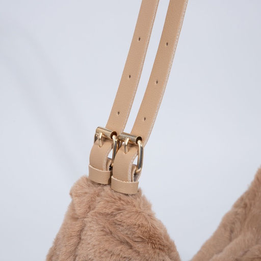 Сумка-мешок на молнии, цвет коричневый - Simaland фото 3