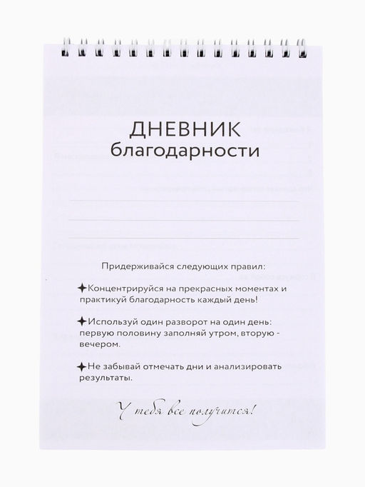 Дневник благодарности А5, 30 л Ты можешь всё - Artfox фото 3