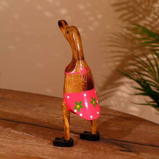 Сувенир «Утка в купальнике», 25 см, дерево