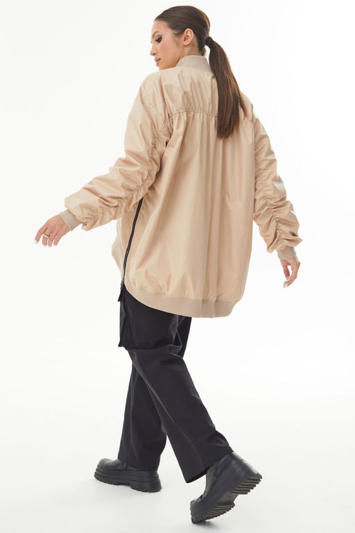 Бомбер AURA 7027-176 бежевый  фото 5