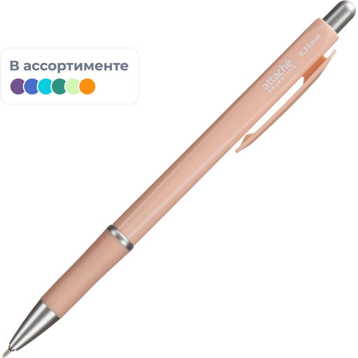 Цена за 2 шт. Ручка шариковая автомат. Attache SelectionFlora0,35,син,масл,манж,асс