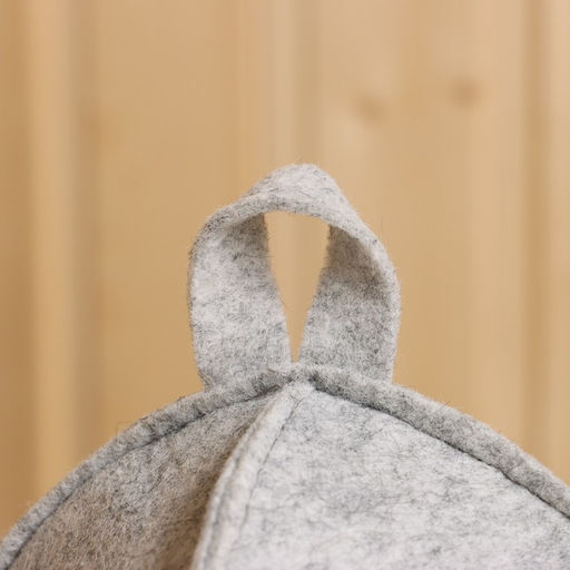 Шапка для бани Эконом, войлок, светло-серая - Добропаровъ фото 2