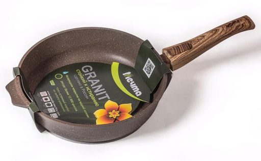 Сковорода 28см АП Гранит brown со съемной ручкой арт.028806 /Мечта/  фото 3